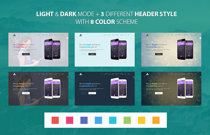 AMPLE - All In One App Landing Page - 3