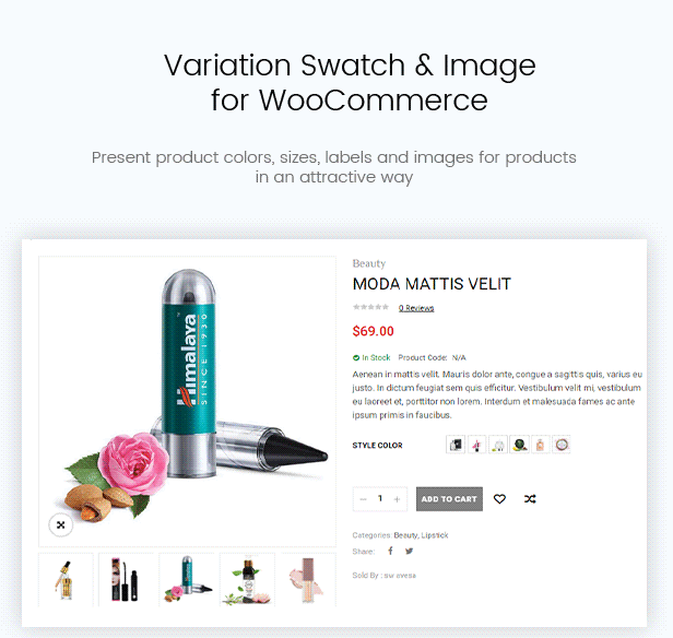 Avesa -  Beauty Store WooCommerce WordPress Theme- WooCommerce Theme