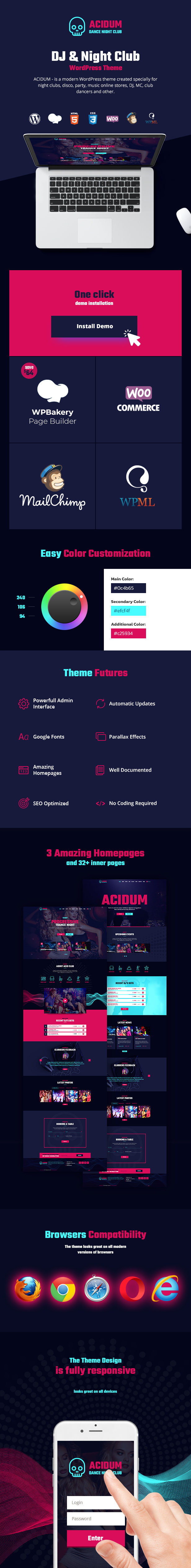 Acidum - Night Club and DJ WordPress Theme - 4