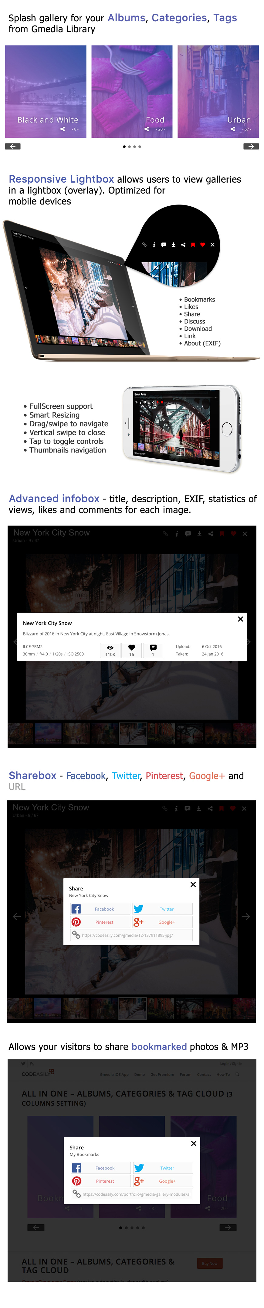 AlbumsList v3.2 | Gallery Module for Gmedia plugin - 1
