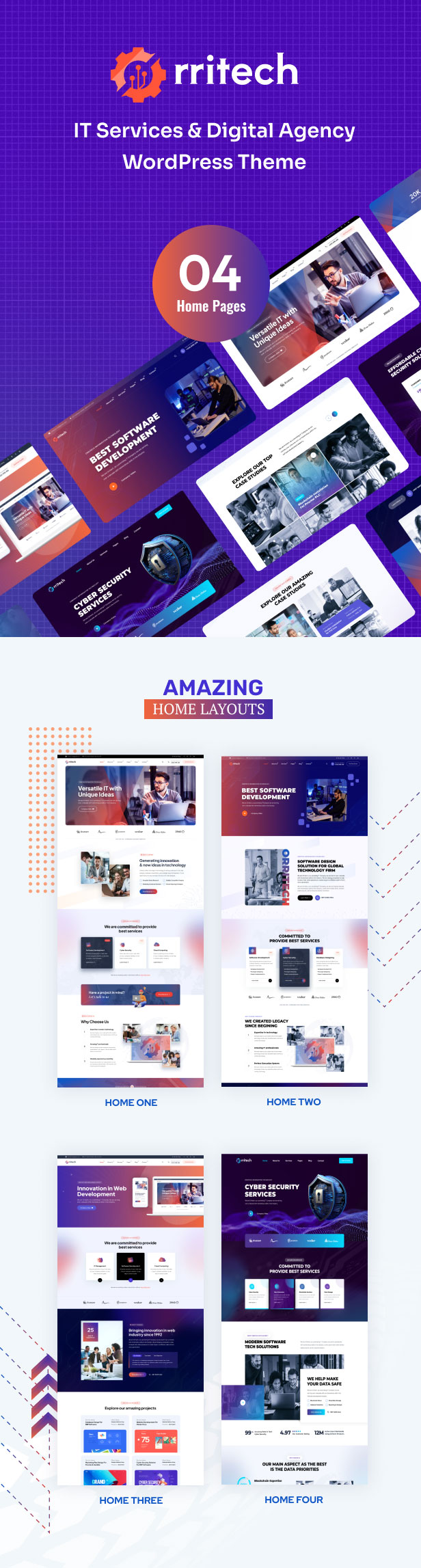 Orritech - IT Solutions & Services WordPress Theme - 5