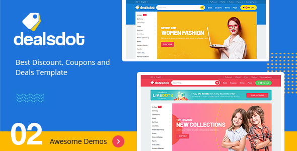 Dealsdot- Discount, Coupons and Deals HTML5 Template