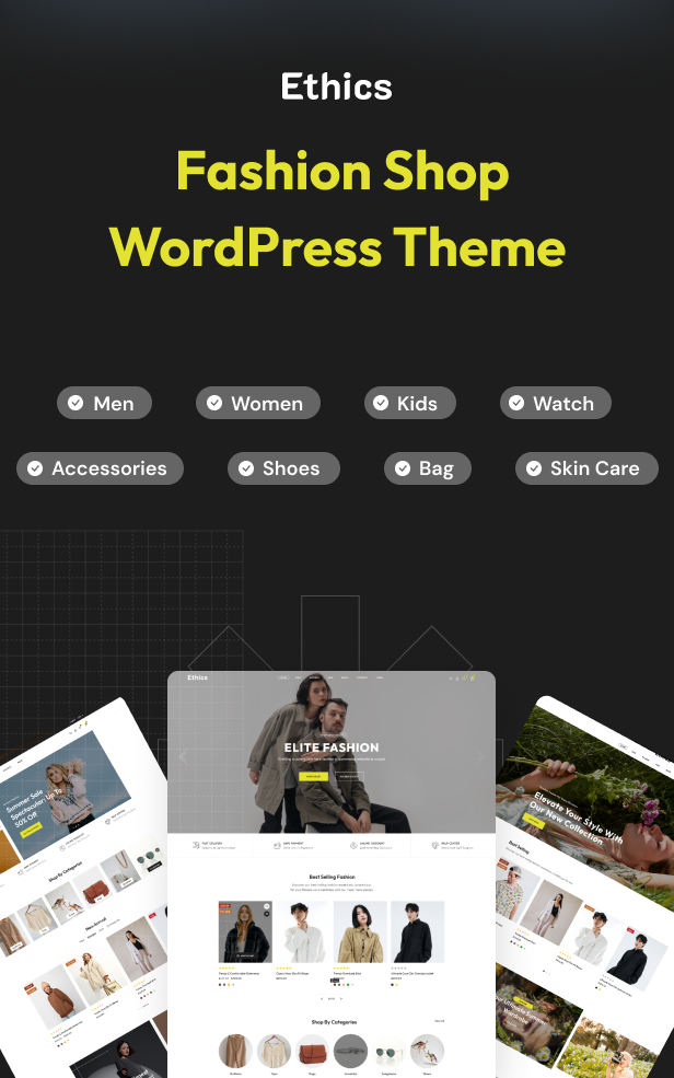 Ethics - Multipurpose Fashion WordPress Theme - 1
