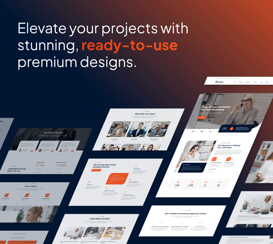 Virtable – Virtual Assistant Business FSE WordPress Theme - 5