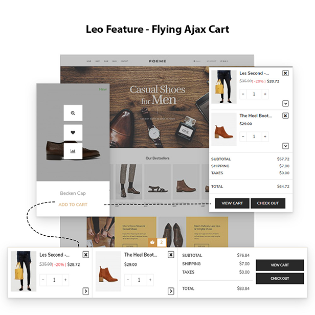 Fly Ajax Cart Pro - Leo Feature
