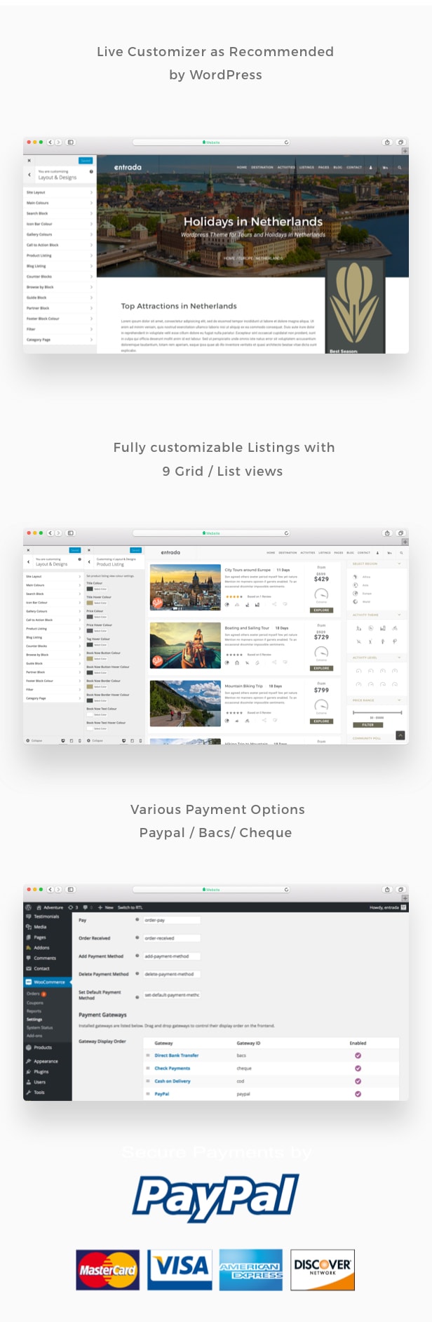 Entrada Tour Travel Booking WordPress Theme - 5