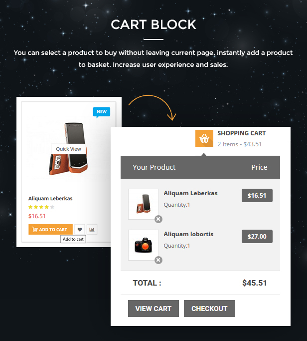 Market - Responsive Multipurpose Prestashop Theme - Cart