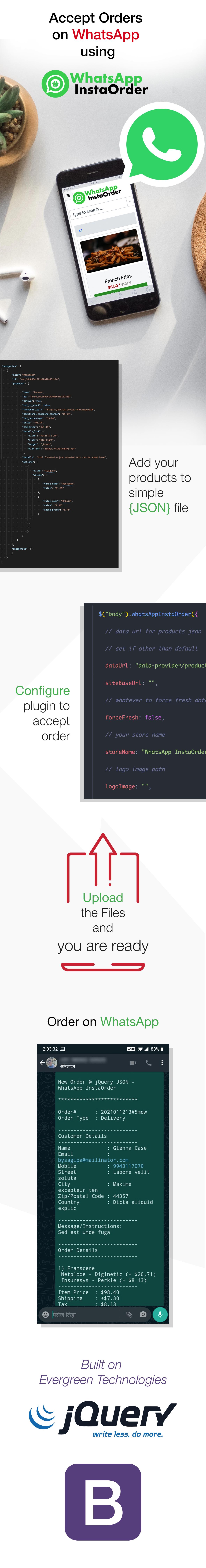 Whatsapp Insta Order