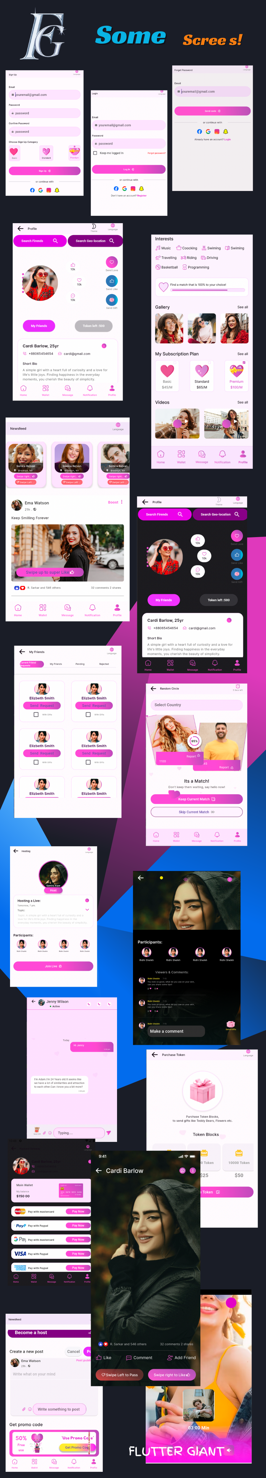 Flutter Dating App Template/ Ui / Design for Android and Ios - 3