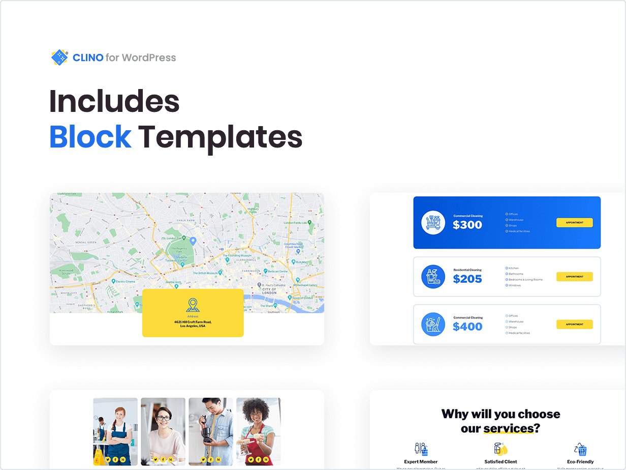 Includes Block Templates