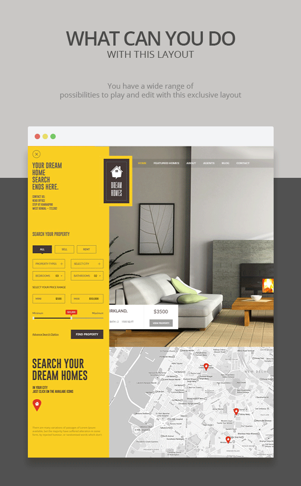 Dream Home-An Awesome IDX Psd Theme - 1
