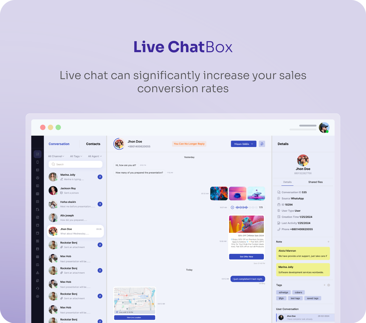 SaleBot-ChatBox