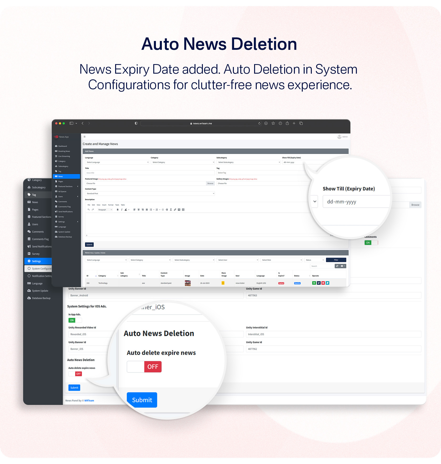 News App and Web -Flutter News App for Android and IOS App | News Website with Admin panel - 28