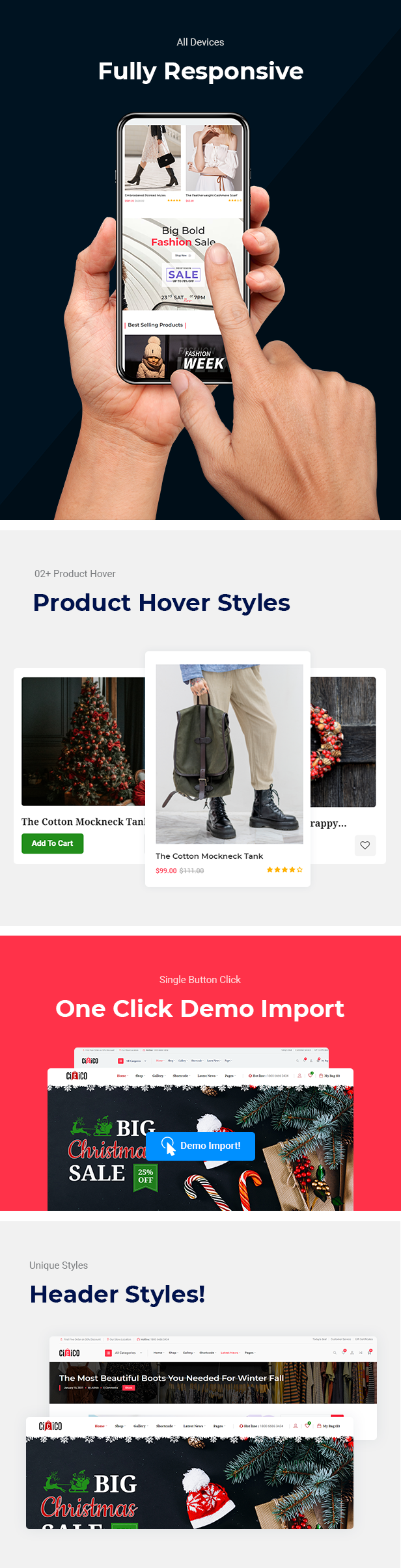 Modern WooCommerce Theme