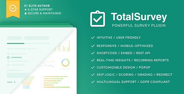 TotalSurvey responsive survey plugin