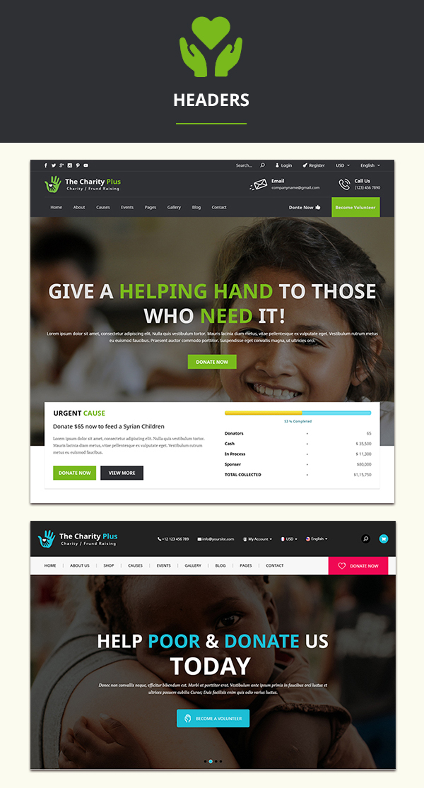 Charity - The Charity Plus HTML Template