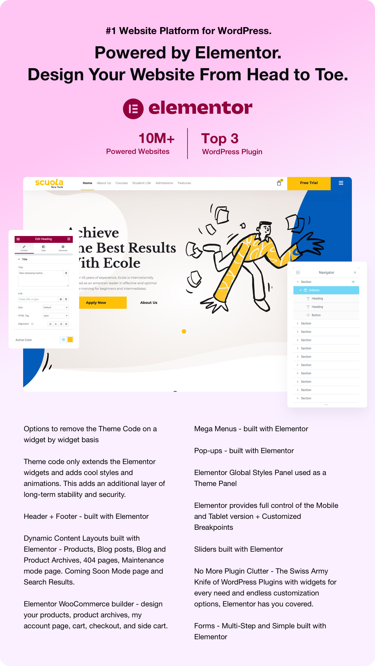 Scuola - Language School Courses WordPress - 1