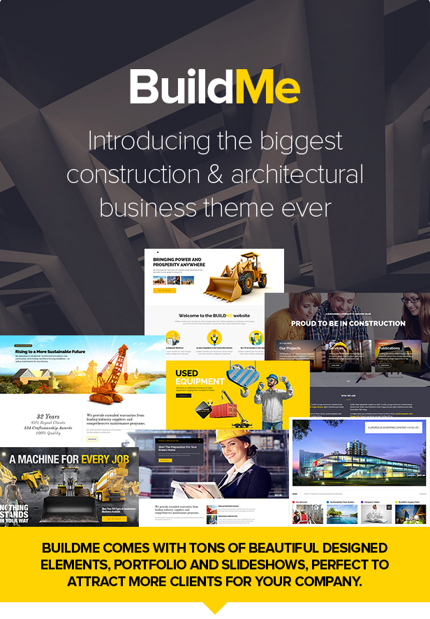 BuildMe - Construction & Architectural WP Theme