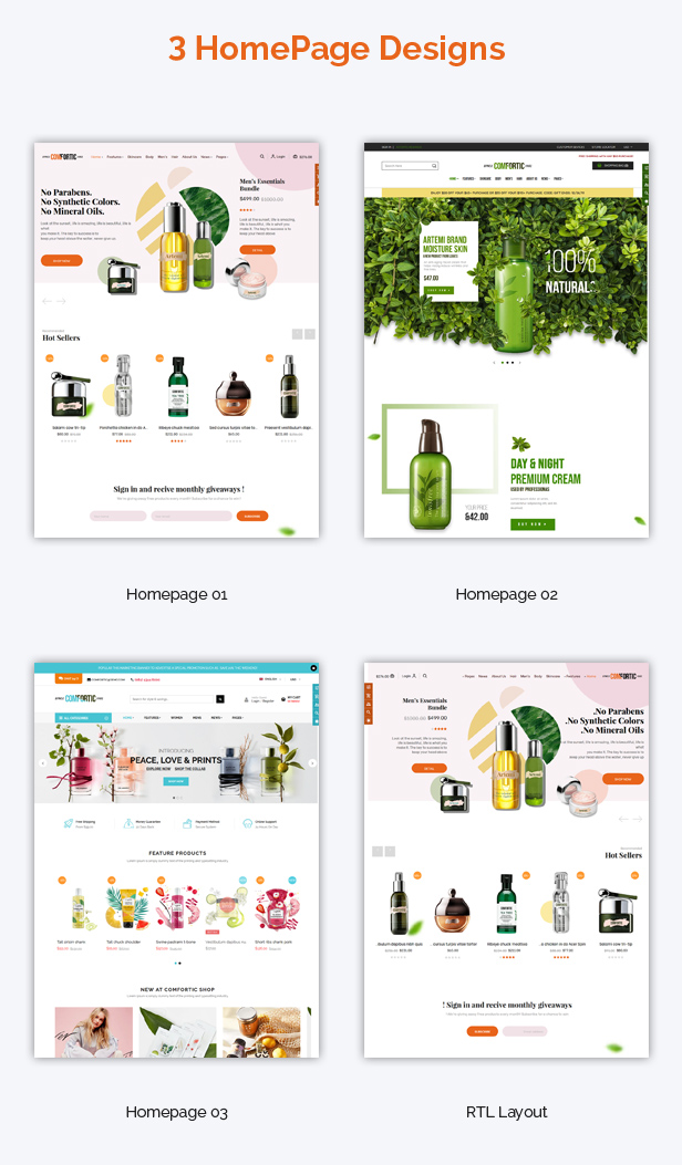Comfortic - Elegant Beauty & Cosmetic Shopify Theme