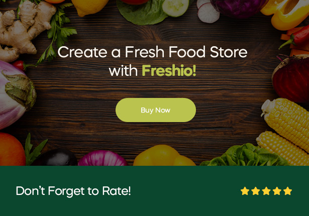 Freshio - Organic Food Store WordPress Theme