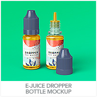 Download E Juice Dropper Bottle Mockup By Goner13 Graphicriver