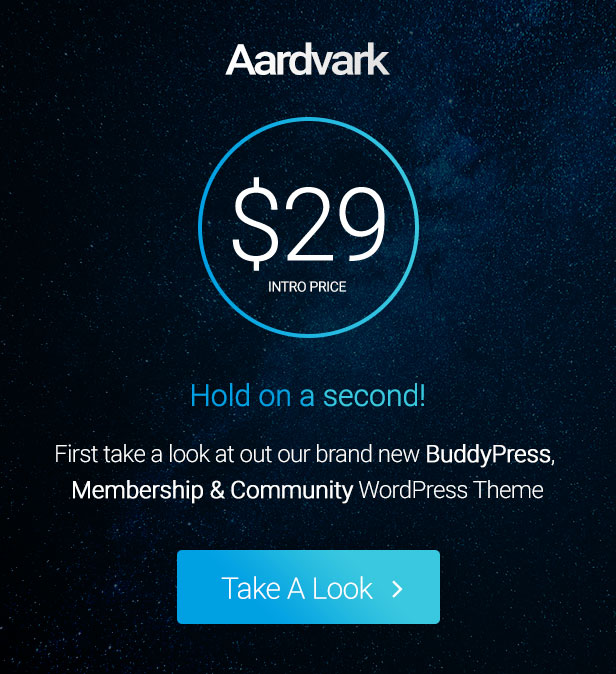 Aardvark - BuddyPress, Membership & Community Theme