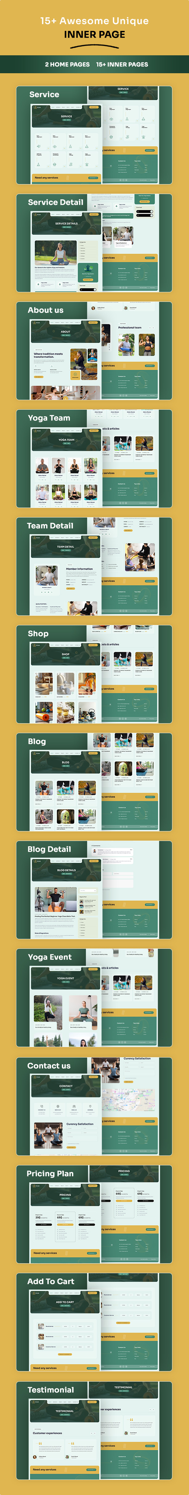 Yogar - Fitness and Yoga Studio HTML Template - 4
