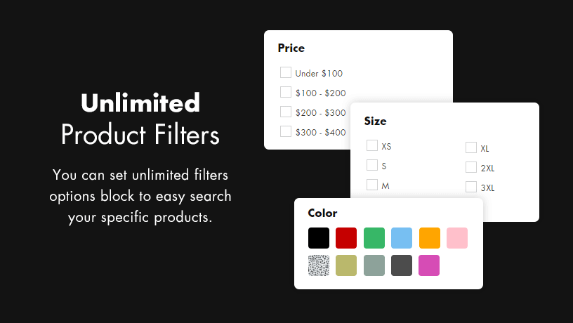 Unlimited Product Filters