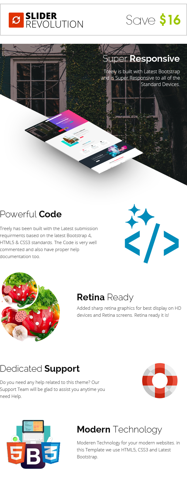 Treely - One Page Parallax - 4