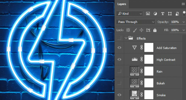 Neon Sign Maker Photoshop Action | visualstorms