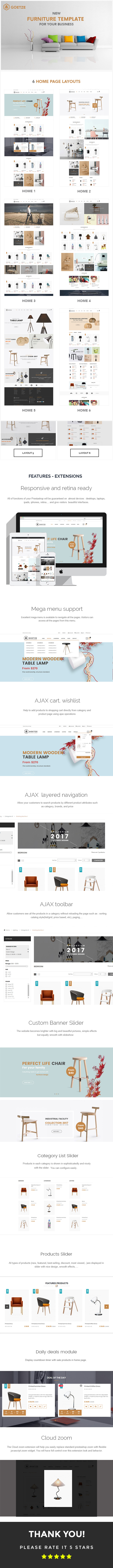 Goetze - Furniture Shop eCommerce HTML Template - 1