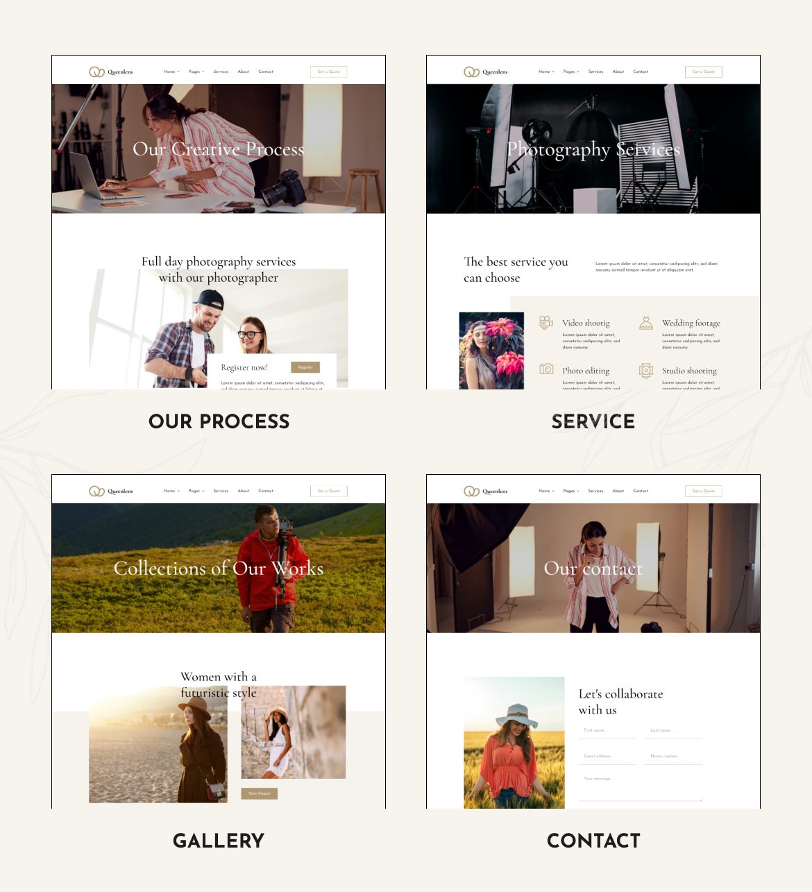 Queenlens - Portfolio & Photography Elementor Template Kit - 3