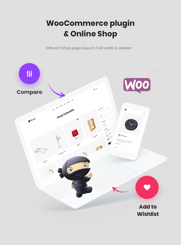 Loja bonita com plugin WooCommerce