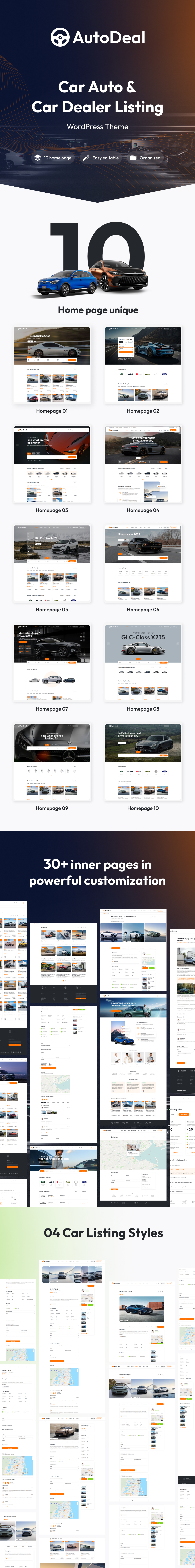 AutoDeal - Car Dealer & Listing WordPress Theme