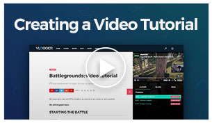 Vlogger - Creating a Video Tutorial
