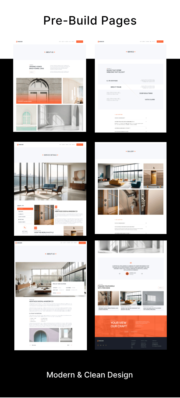 Widoor - Windows & Doors WordPress Theme - 2