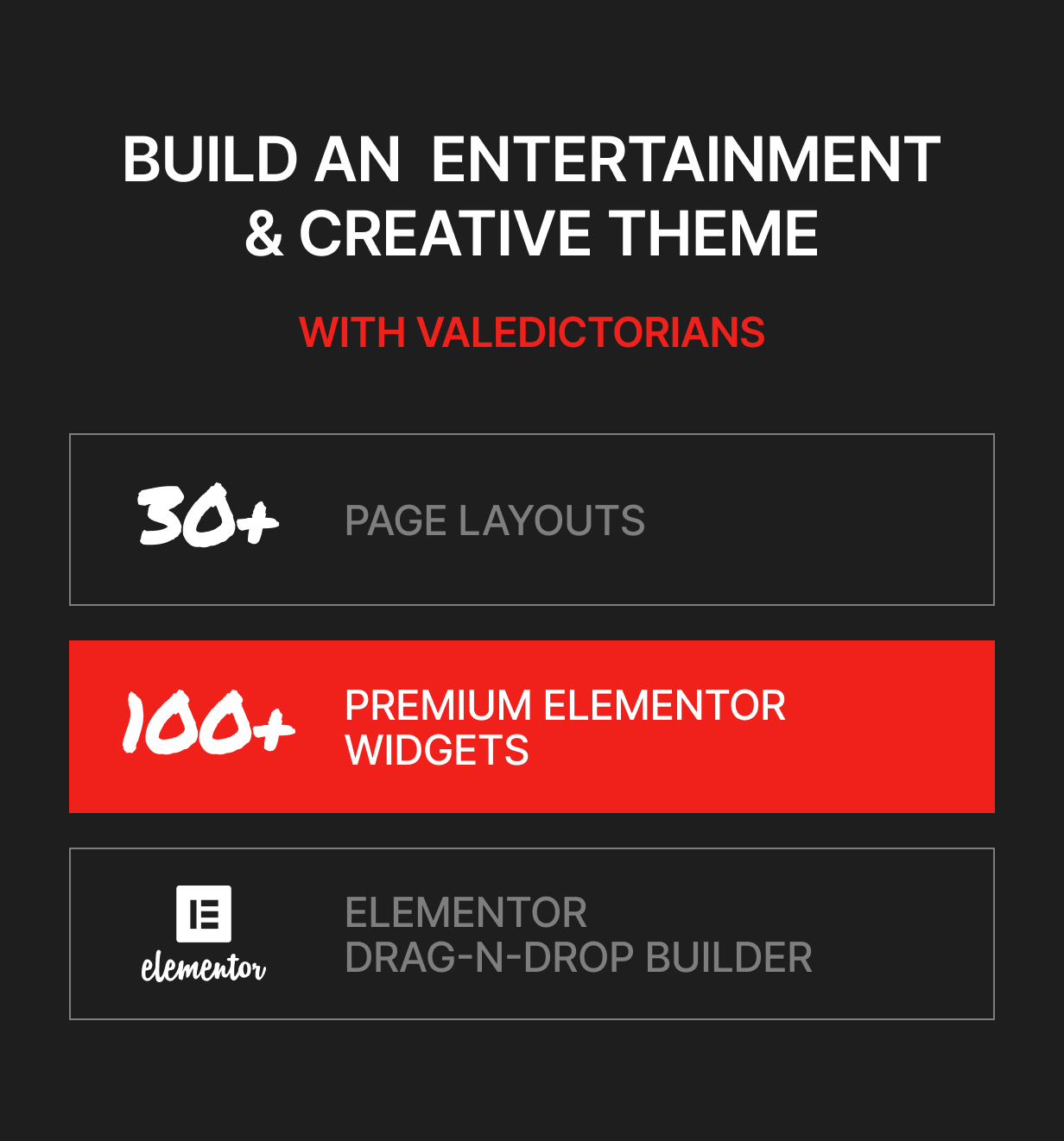 Valedictorians - Entertainment & Creative WordPress Theme