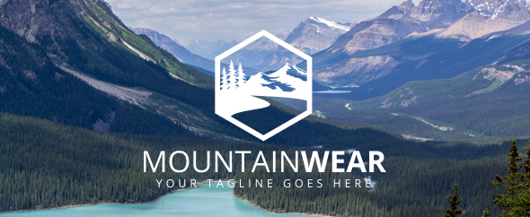 mountain logo template
