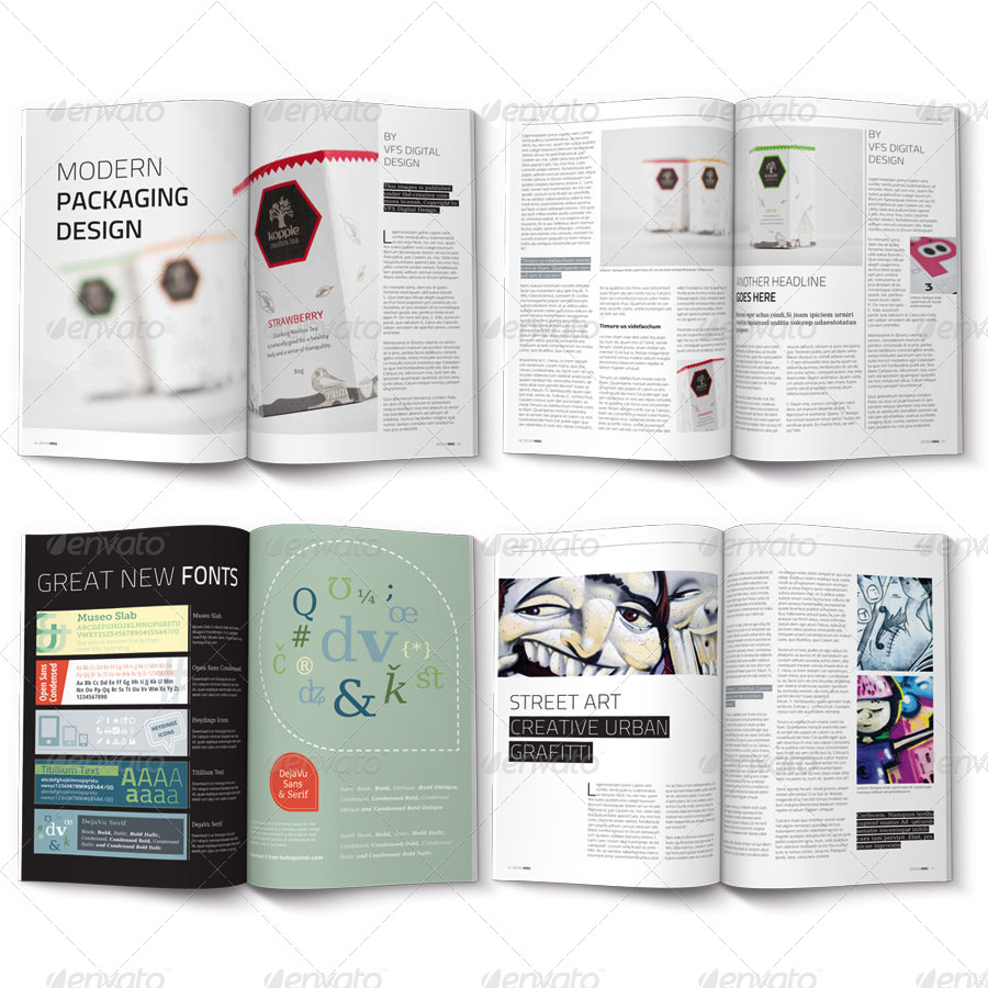 Download Magazine Mock Up Kit 3025760 Downae Com