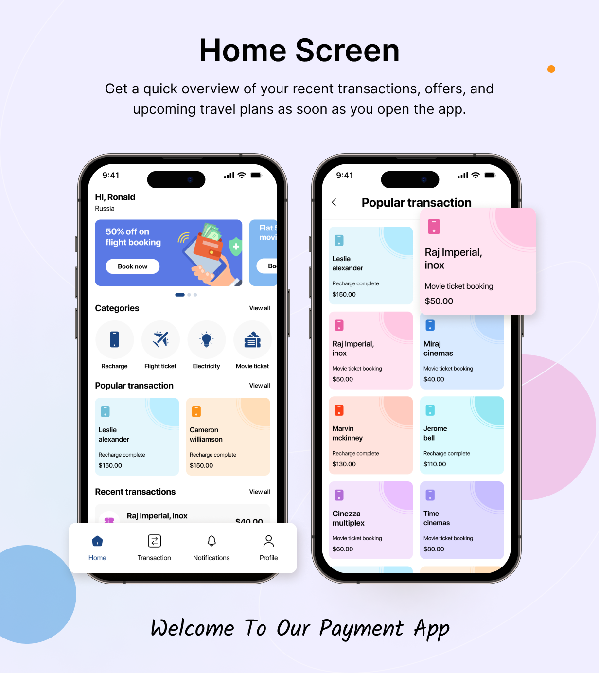 RechargeHub UI Template: All-in-One Payment & Booking in Flutter ...