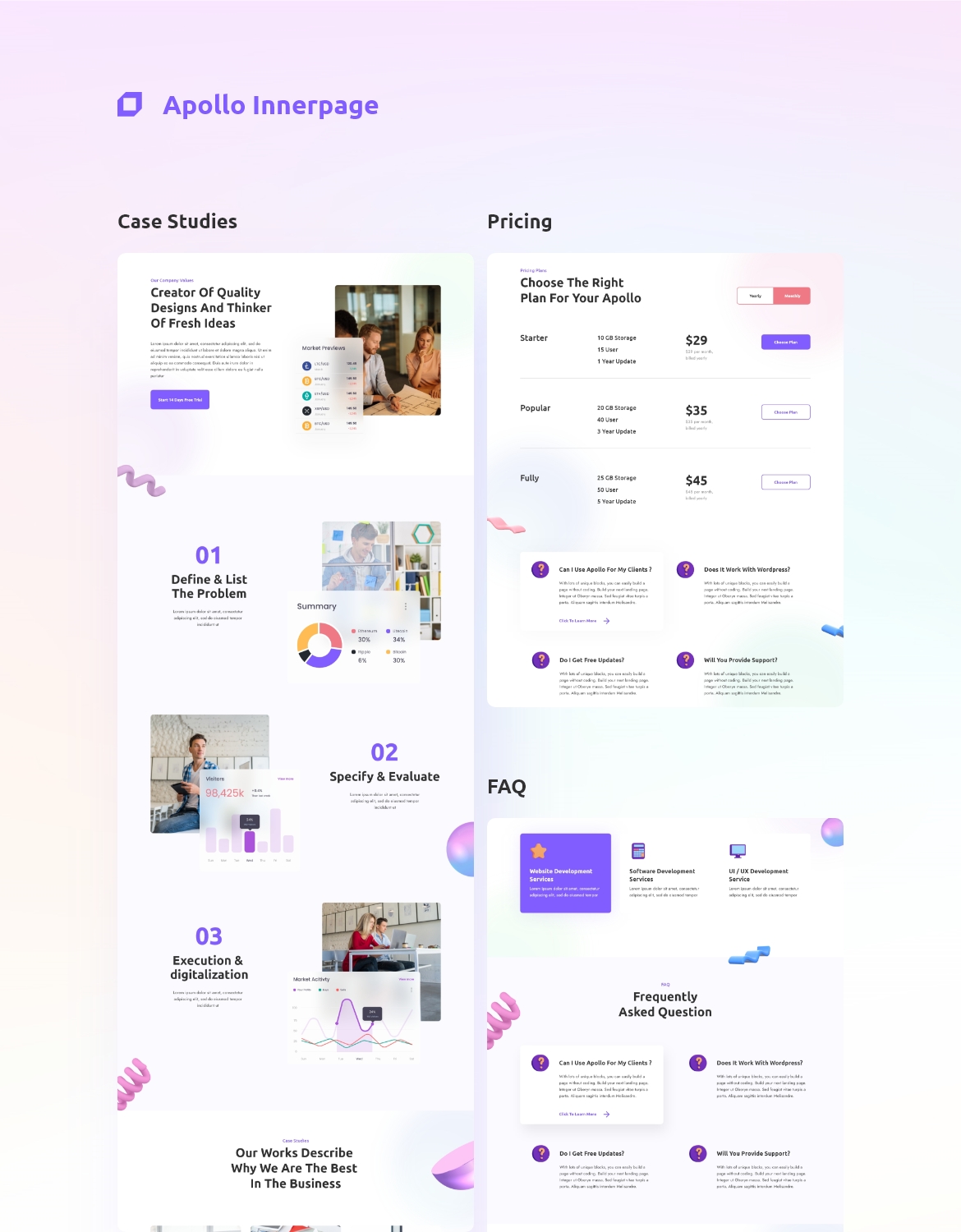 Apollo - Startup SaaS Template - 4