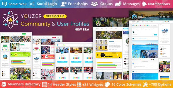 Youzer - Wordpress Community & User Profiles Wordpress Plugin