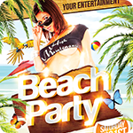 Beach Party Flyer