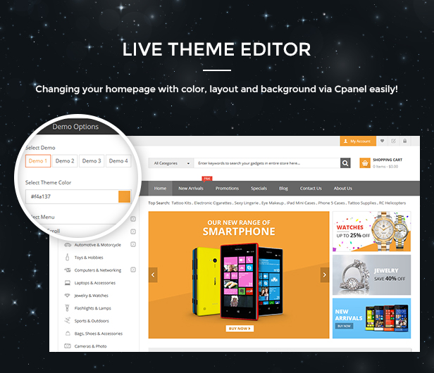 Market - Responsive Multipurpose Prestashop Theme - Live theme