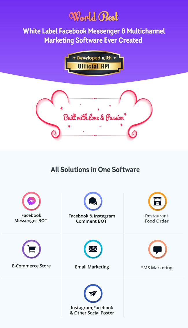 XeroChat - Facebook Chatbot, eCommerce & Social Media Management Tool (SaaS) - 9