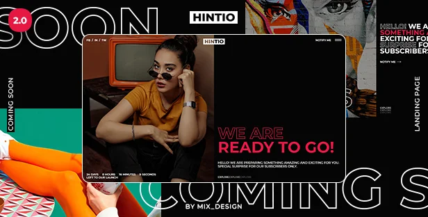 Hintio - Coming Soon and Landing Page Template
