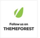 Follow us on Themeforest