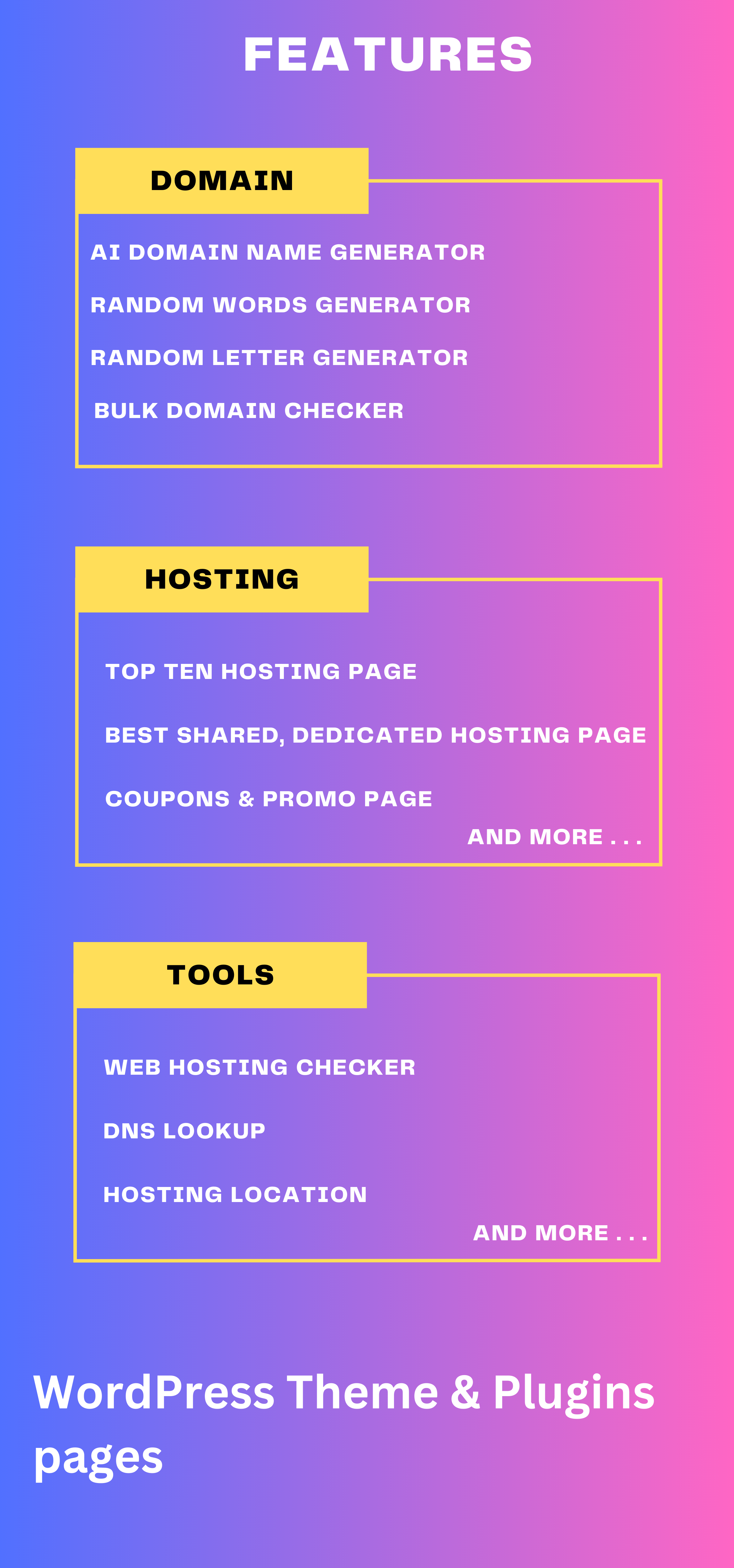 Domain Hub - Domain Checker, AI Name Generator, Who-is-hosting, Whois, DNS React Nextjs tools. - 8