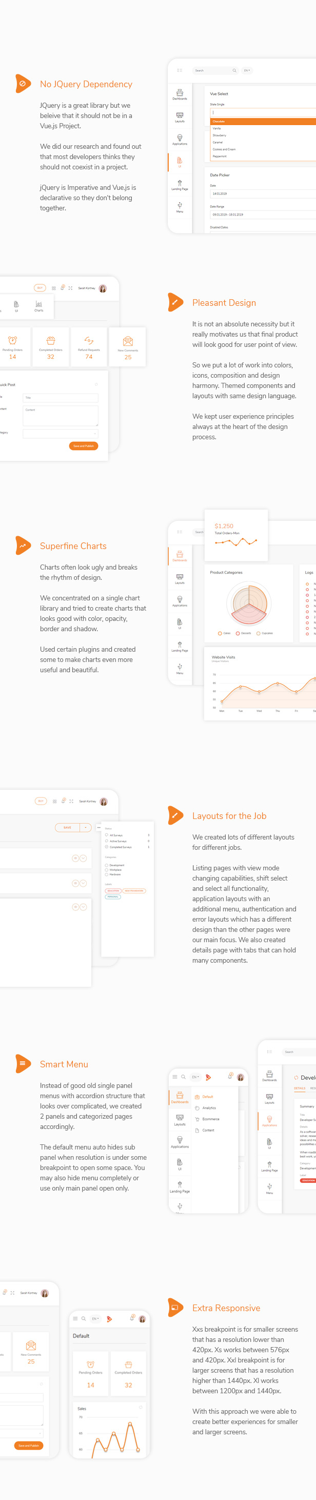 Piaf - Vuejs Admin Dashboard - 5