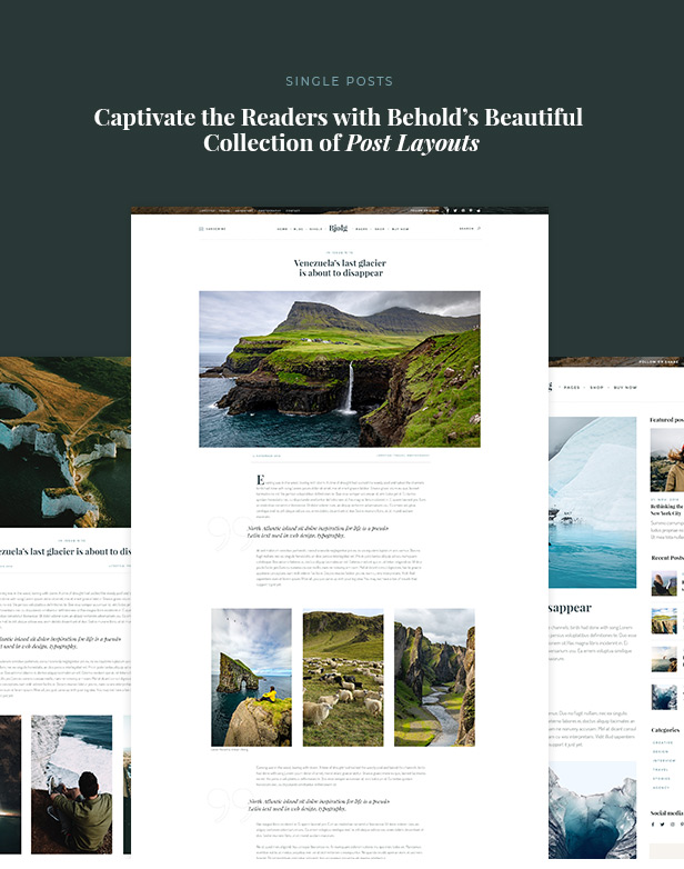 Behold - Personal Blog WordPress Theme - 5